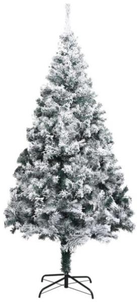 vidaXL Künstlicher Weihnachtsbaum Beschneit Grün 300 cm PVC