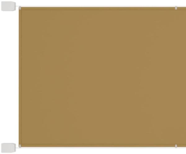 Senkrechtmarkise Beige 60x360 cm Oxford-Gewebe