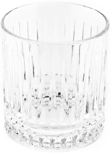Almina Elisa 6 Tlg. Trinkgläser-Set Wasserglas mit Riffle Design 330 ml
