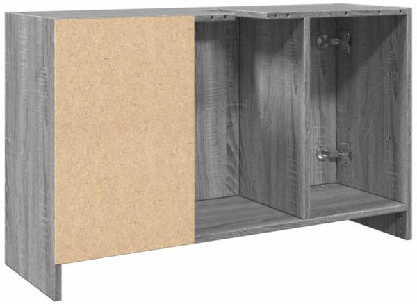 vidaXL Waschbeckenunterschrank Grau Sonoma 90x29x55 cm Holzwerkstoff Bild 3