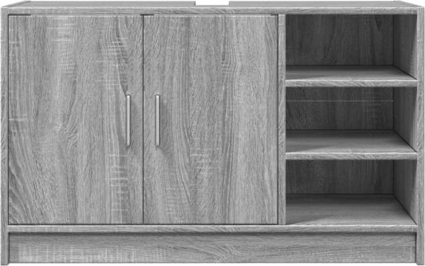 vidaXL Waschbeckenunterschrank Grau Sonoma 90x29x55 cm Holzwerkstoff Bild 7