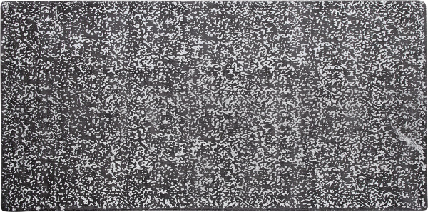 Teppich dunkelgrau-silber 80 x 150 cm abstraktes Muster ESEL