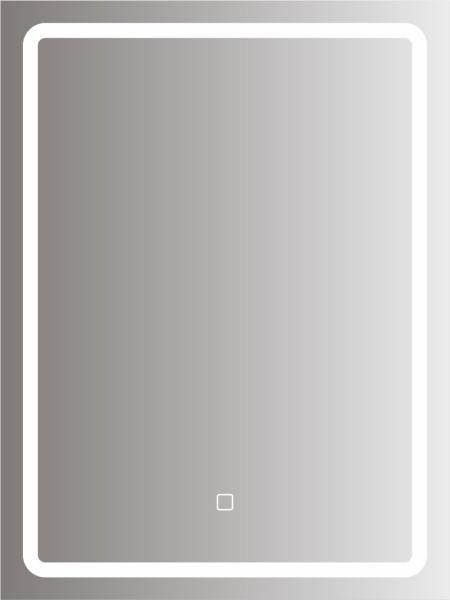 bhp Spiegel mit LED Beleuchtung rechteckig, 5mm, 60x80cm 220-240V, 3000/6500K