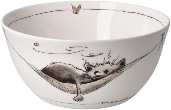 Goebel Schale Peter Schnellhardt - Mittagspäuschen, Fine Bone China, Bunt, 15 cm, 26500321