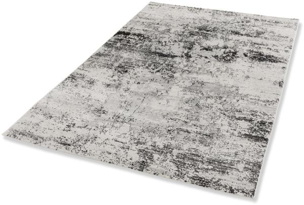 Teppich in schwarz/beige Vintage - 190x133x0,9 (LxBxH)