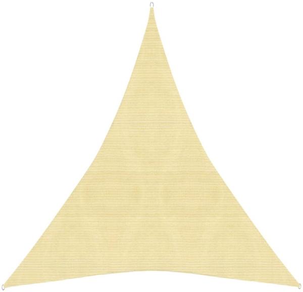 Sonnensegel 160 g/m² Beige 4x5x5 m HDPE