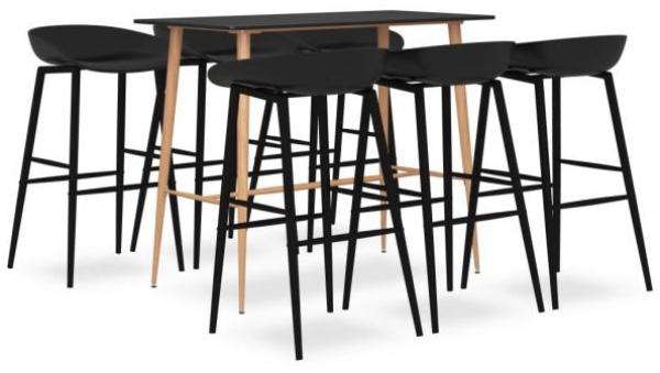 7-tlg. Bar-Set Schwarz [3057479]