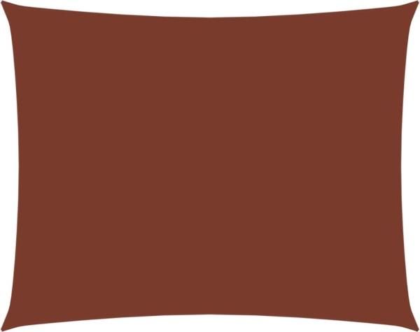 vidaXL Sonnensegel Oxford-Gewebe Rechteckig 2x3,5 m Terrakotta-Rot