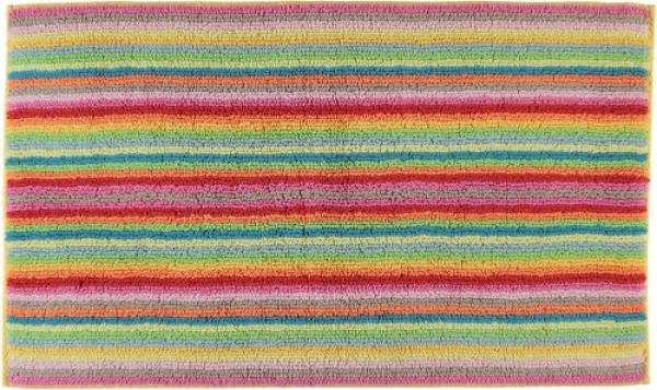 Cawö Wende-Badteppich Life Style Streifen Multicolor (70x120cm) 7008-70/120-25