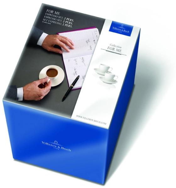 Villeroy & Boch For Me Espressotasse mit Untertasse 70 ml 2er Set - DS