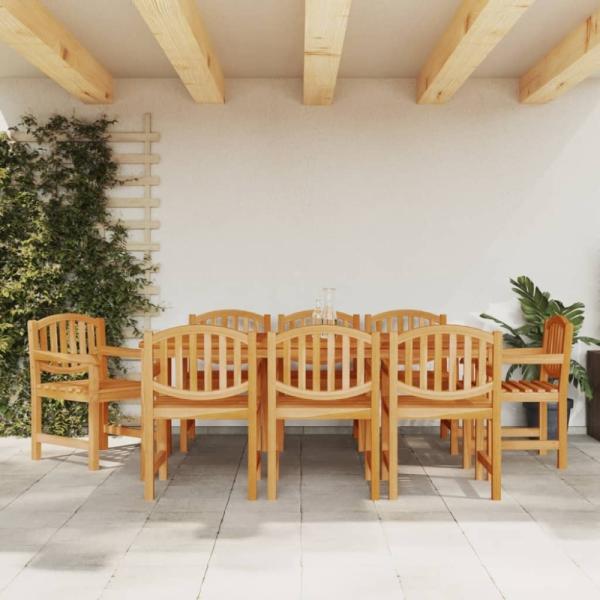 vidaXL Gartenstühle 8 Stk. 58x59x88 cm Massivholz Teak