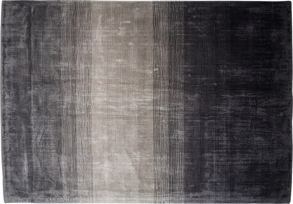 Teppich grau-schwarz 160 x 230 cm Kurzflor ERCIS