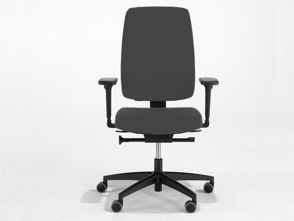 Ergonomischer Bürostuhl mit Stoffbezug Grau, drehbar & höhenverstellbar