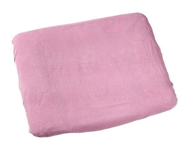 Odenwälder Wickelauflagenbezug Frottee soft pink, 75x85 cm
