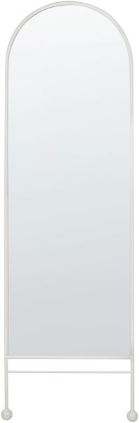 Wandspiegel Metall weiß 45 x 145 cm JARNAGES