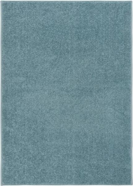 Teppich Kurzflor 240x340 cm Blau