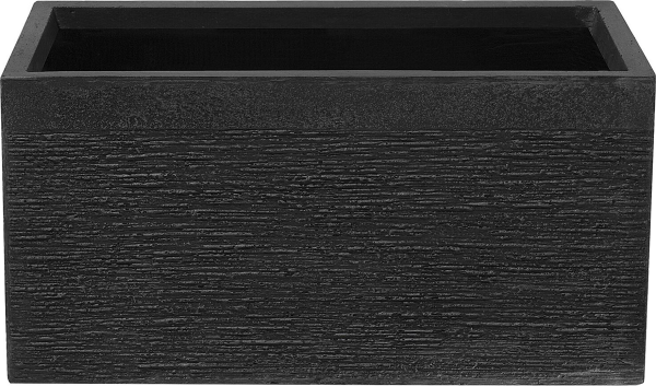 Blumentopf schwarz rechteckig 60 x 29 x 30 cm MYRA