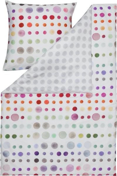 Estella Bettwäsche Spot 4709 985 Multicolor Mako Satin 135 x 200 + 80 x 80 cm