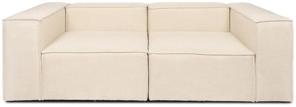 HOME DELUXE Modulares Sofa VERONA - Größe S Beige - (BxHxL) 238 cm, 68 cm, 119 cm