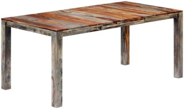 Esstisch Grau 180 x 90 x 76 cm Massivholz