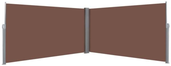 Ausziehbare Seitenmarkise 160×600 cm Braun