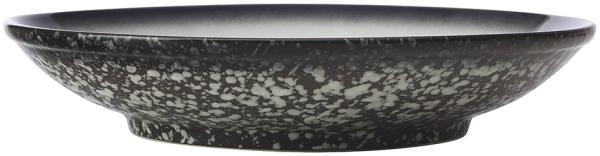 Maxwell & Williams AX0300 CAVIAR GRANITE Schale auf Fuß, 25 cm, Premium-Keramik