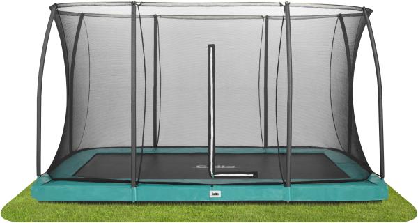 Salta 'Comfort Edition Ground' Rechteckiges Bodentrampolin mit Netz, grün, 366 x 244 cm
