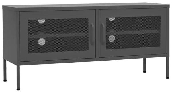 vidaXL TV-Schrank Anthrazit 105x35x50 cm Stahl [336240]