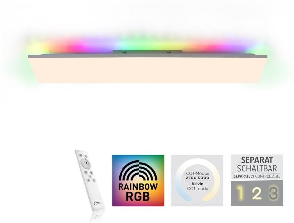 Leuchten Direkt 15562-16 CONRAD LED Deckenleuchte rechteckig CCT Rainbow RGB
