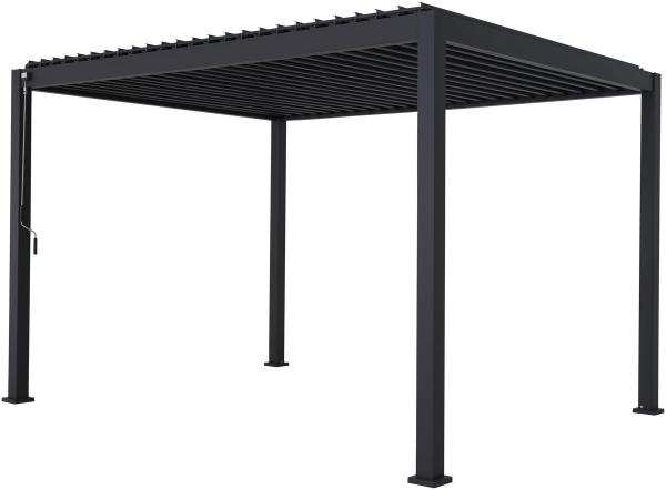 Pergola MIRADOR Basic 3x3,6 anthrazit Lamellendach