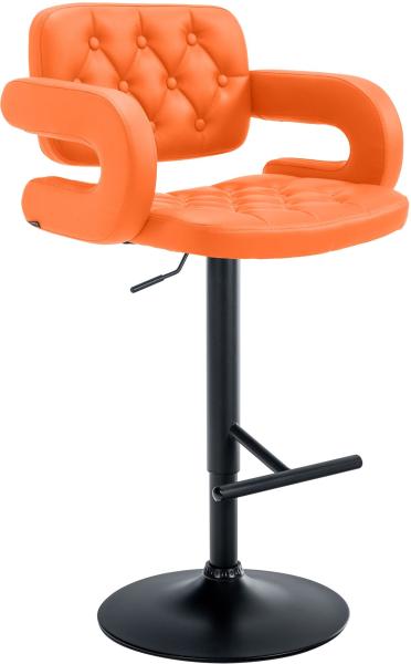 Barhocker Dublin schwarz orange