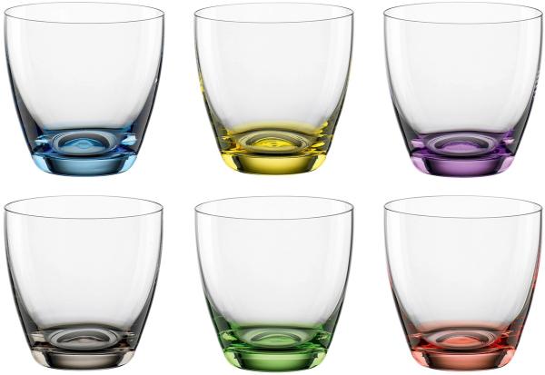 BOHEMIA CRISTAL Whiskybecher Viva Colori 6er Set