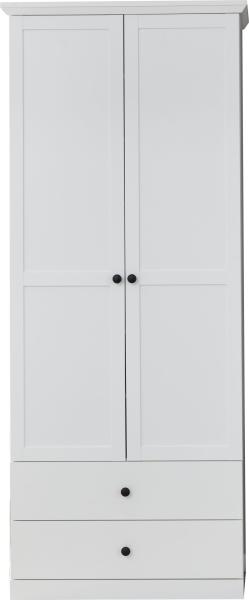 Garderobenschrank Baxter in weiß 81 cm