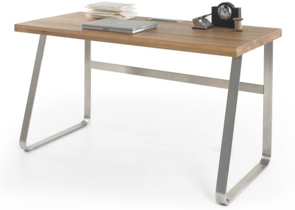'Beno' Schreibtisch, Asteiche massiv, 140 x 75 x 60 cm