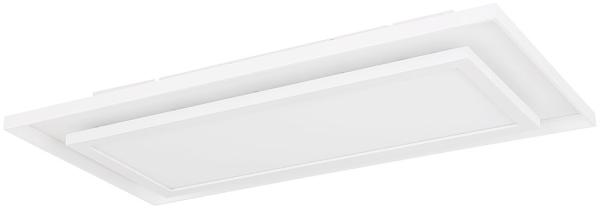 LED Deckenleuchte, RGB Farbwechsler, Dimmbar, weiß, L 55,3 cm
