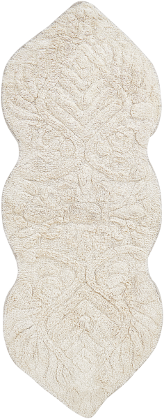 Badematte Baumwolle hellbeige 150 x 60 cm CANBAR