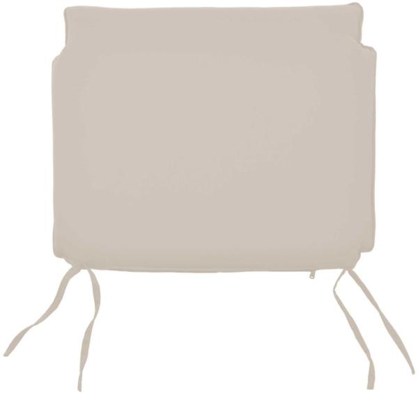 Sitzauflage 48 cm x 50 cm für Stapelstuhl Bari / Cosenza - creme