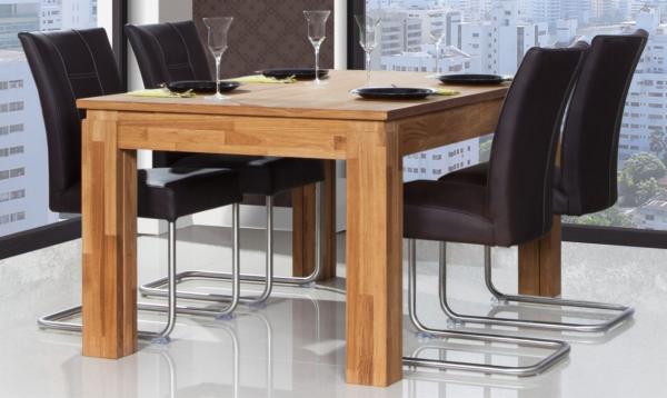 Esstisch Tisch ausziehbar MAISON Eiche massiv 200/500x100 cm