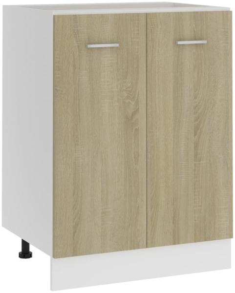 Unterschrank Sonoma-Eiche 60x46x81,5 cm Holzwerkstoff