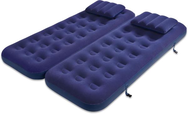 Avenli® aufblasbares 4 in 1 Luftbett Set / Campingmatratzen inklusive 2 Kissen 2 x 191 x 73 x 22 cm