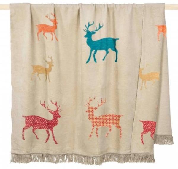 pad Decke Bambi Hirsche Multicolor (150x200cm) 11749-Q40-1520