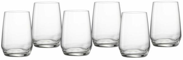 Ritzenhoff & Breker Wasserglas Flamenco 6er Set, Trinkbecher, Glas, Klar, 450 ml, 814514