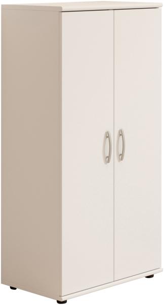 Schuhschrank >Nolana< in Weiß - 55x108x34cm (BxHxT) Bild 6