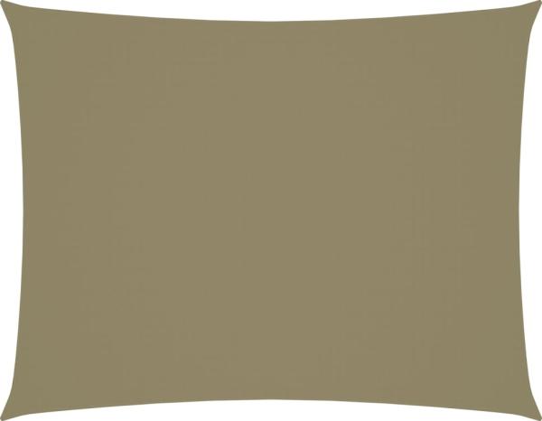 Sonnensegel Oxford-Gewebe Rechteckig 4x5 m Beige