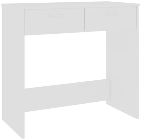 vidaXL Schreibtisch Weiß 80×40×75 cm Spanplatte