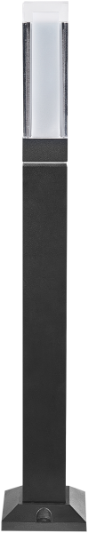 Pollerleuchte LED Metall schwarz 60 cm AWUNA