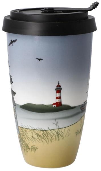 Goebel Mug To Go Ocean Love, Trinkbecher, Kaffeebecher, Scandic Home, Fine Bone China, Bunt, 23101591