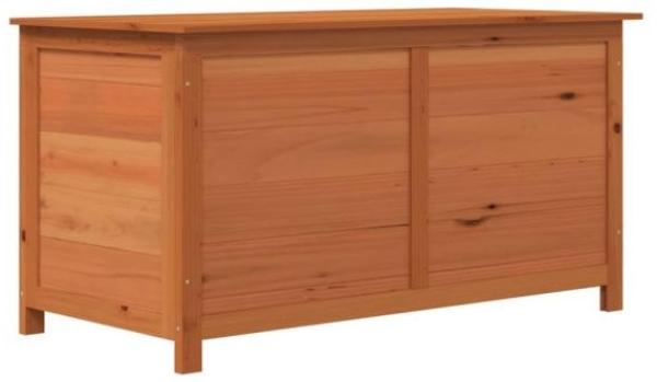 Outdoor-Kissenbox Braun 100x50x56 cm Massivholz Tanne