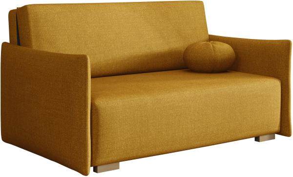 Sofa Viva Glov III mit Schlaffunktion, 3 Sitzer Schlafsofa mit Bettkasten (Farbe: Soul 10)