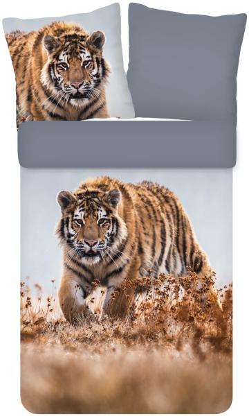 ESPiCO Bettwäsche Trendy Bedding Tiger Renforcé 135 x 200 + 80 x 80 cm